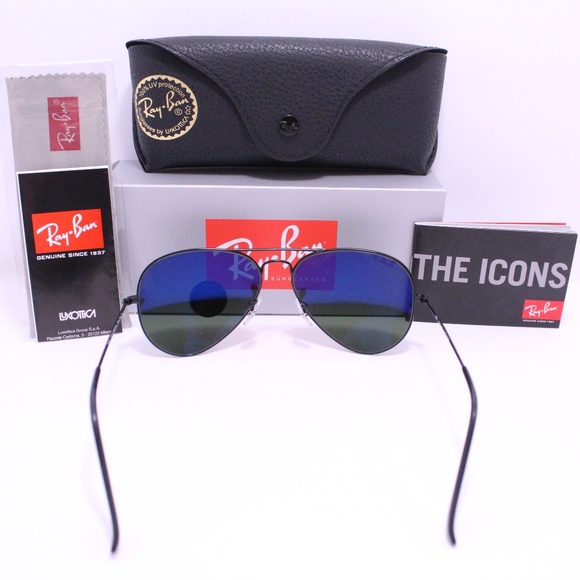  LAST ONE   RAYBAN 3025 002/58 POLARIZED BLACK - Picture 4 of 8